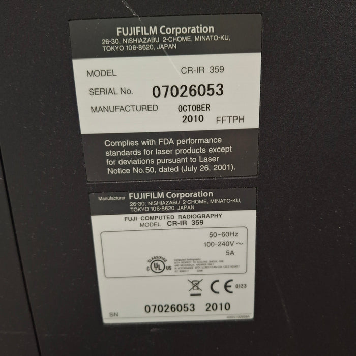 Fujifilm FCR Carbon XL-2 CR Reader