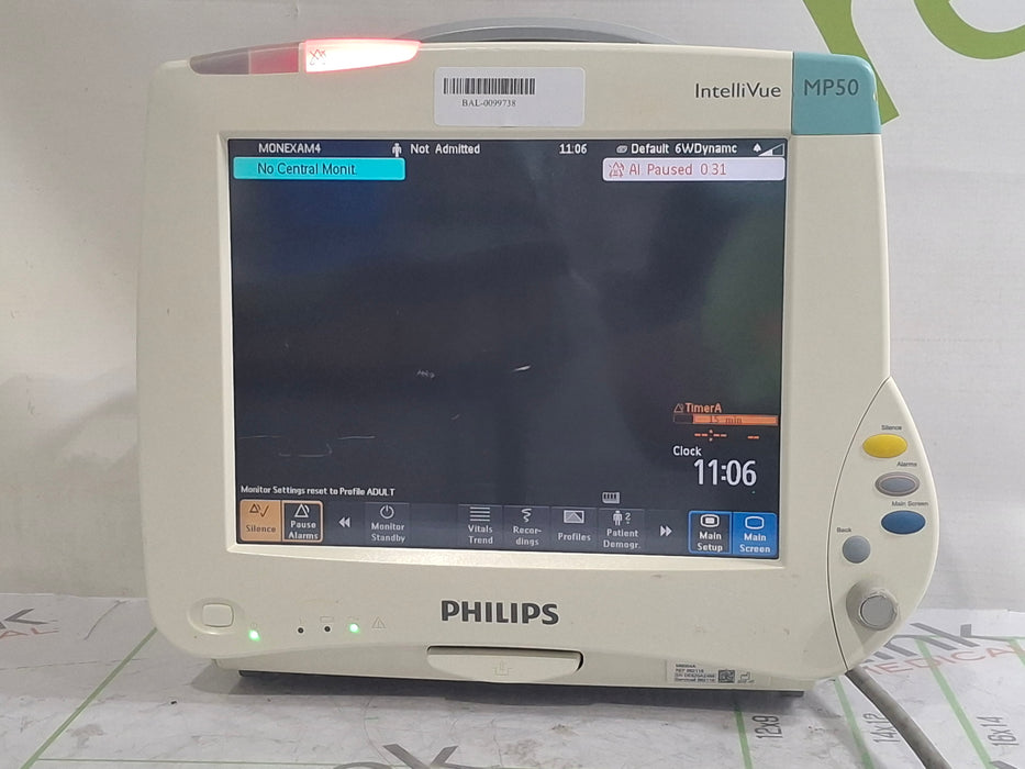 Philips IntelliVue MP50 Patient Monitor