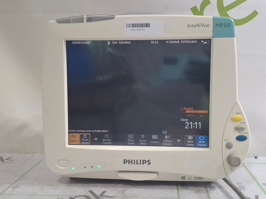 Philips IntelliVue MP50 Patient Monitor