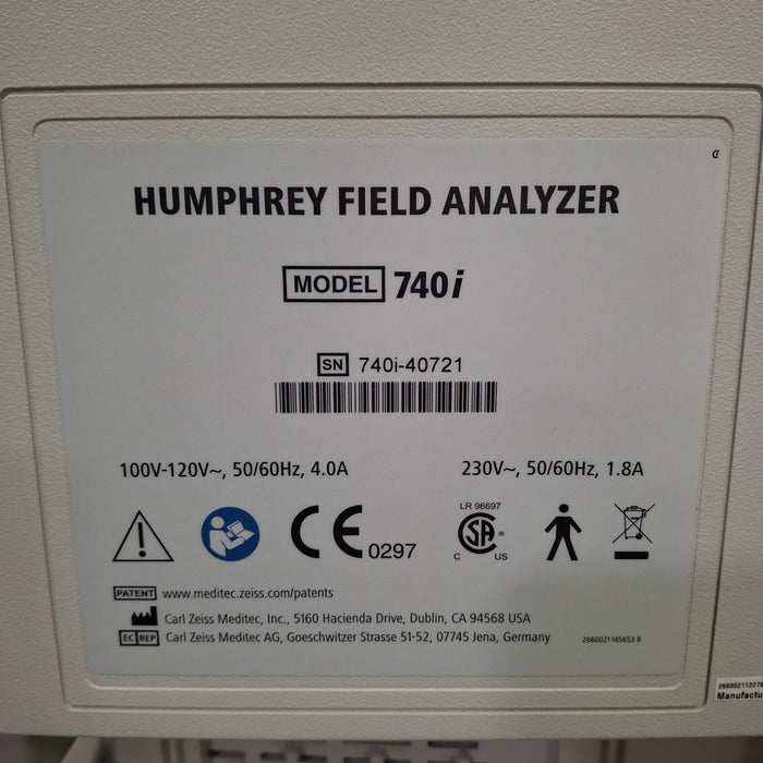 Carl Zeiss 740i Humphrey Field Analyzer