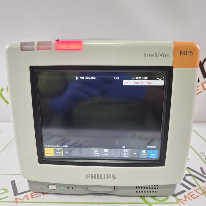 Philips Intellivue MP5 - ECG, Fast SpO2, NIBP Patient Monitor