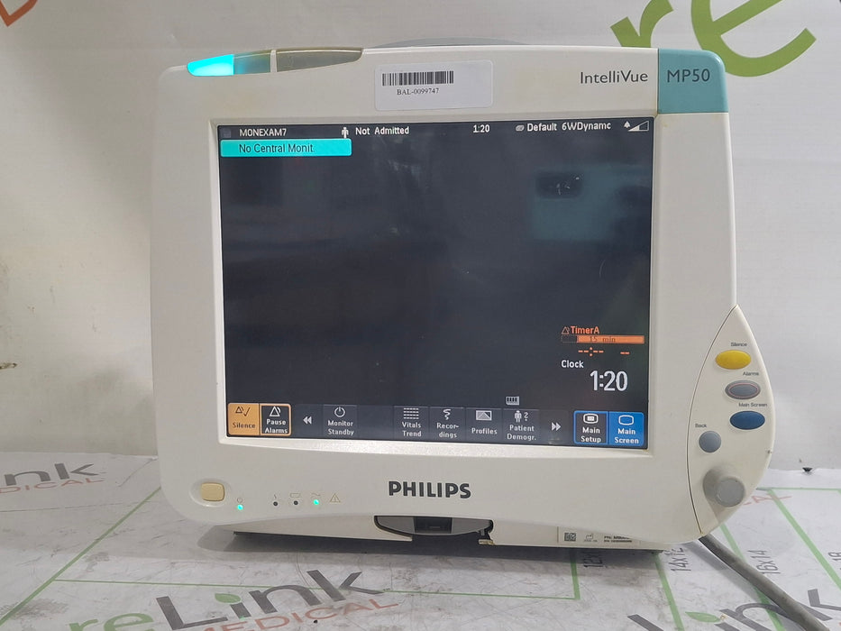 Philips IntelliVue MP50 Patient Monitor