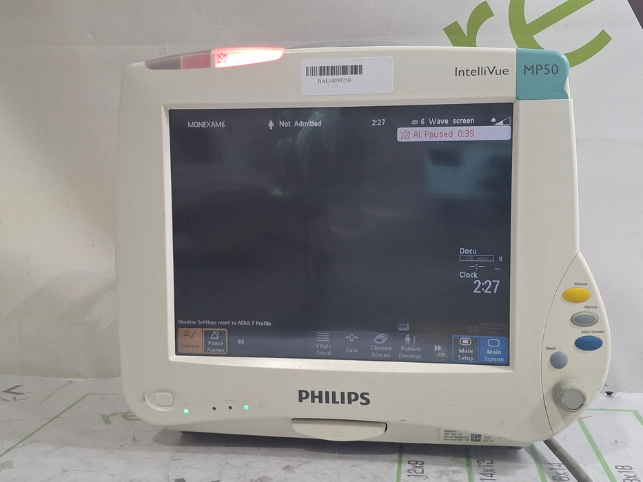 Philips IntelliVue MP50 Patient Monitor