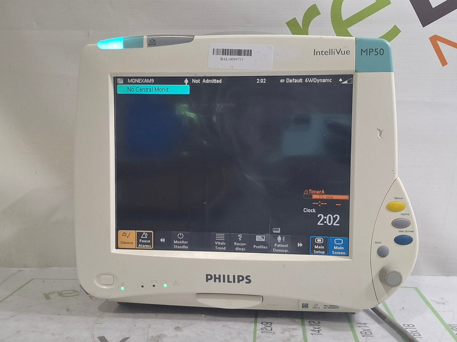Philips IntelliVue MP50 Patient Monitor