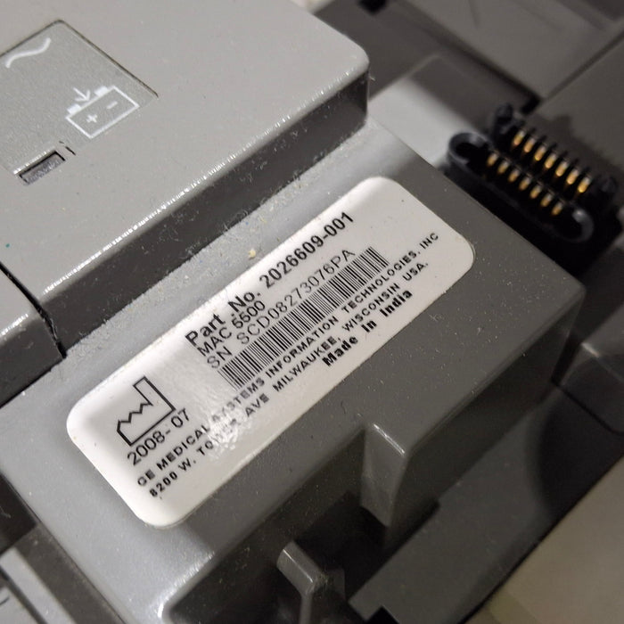 GE Healthcare MAC 5500 ECG with CAM Module