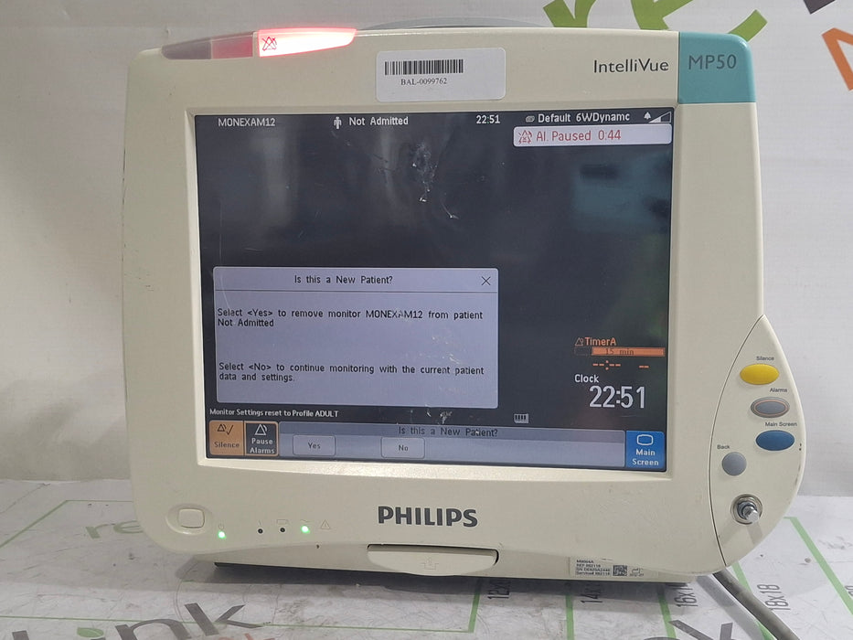 Philips IntelliVue MP50 Patient Monitor