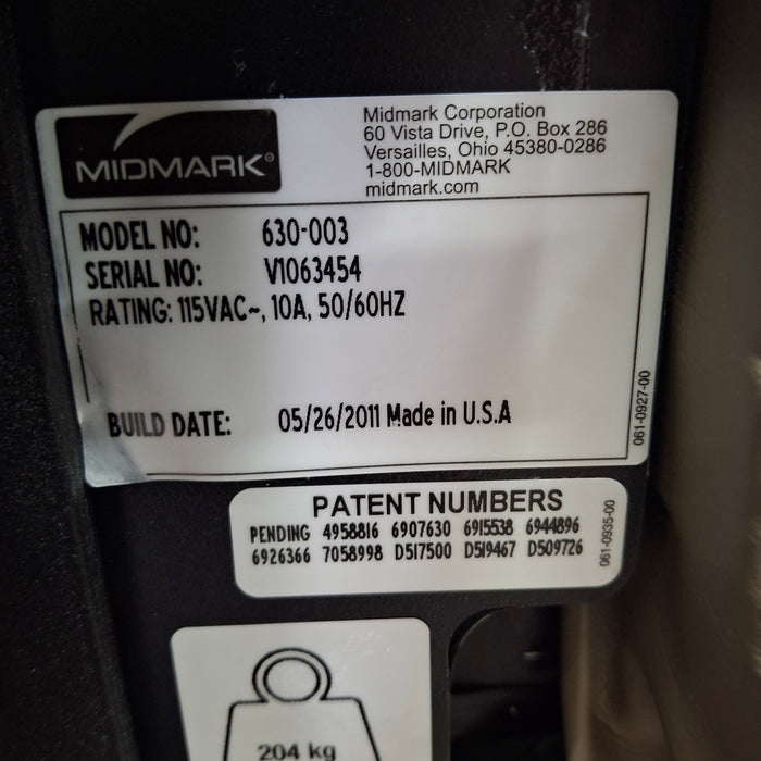 Midmark 630 Procedure Chair