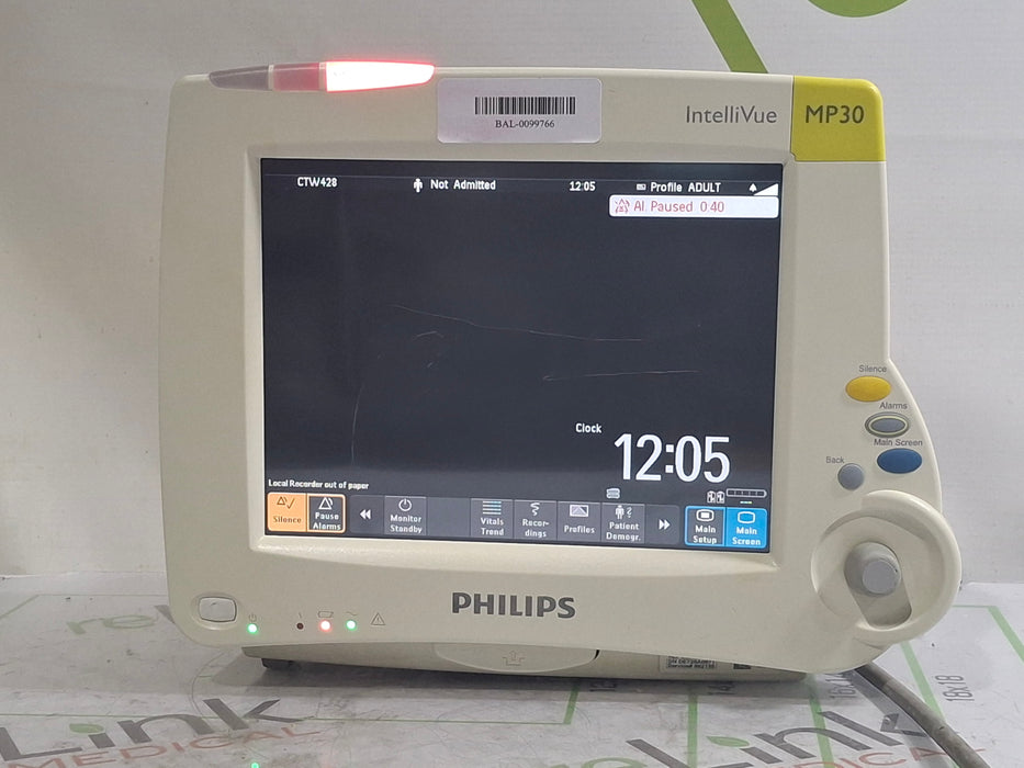 Philips IntelliVue MP30 Patient Monitor