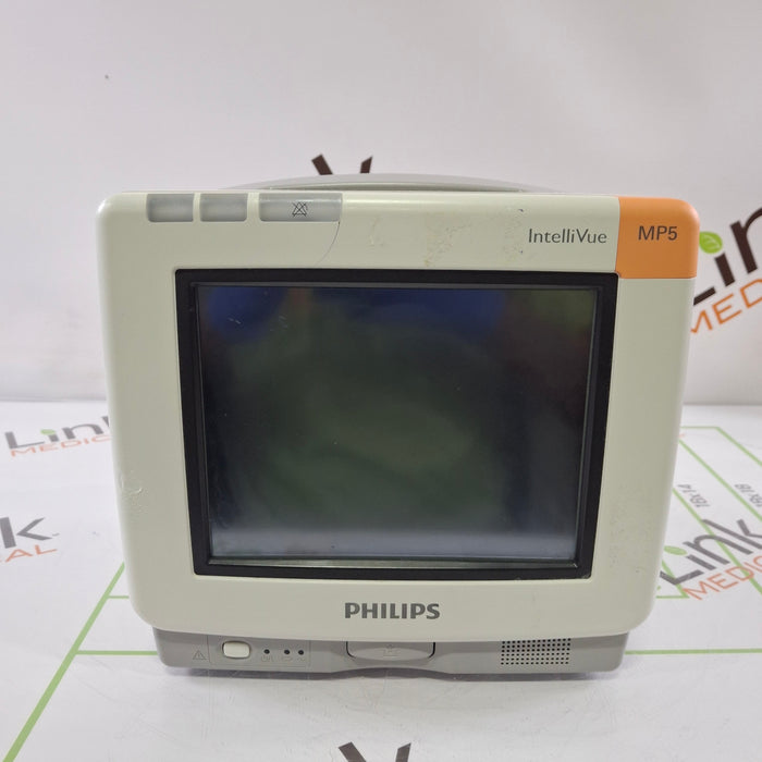 Philips Intellivue MP5 - ECG, Fast SpO2, NIBP Patient Monitor
