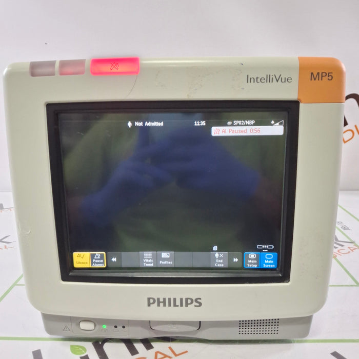 Philips Intellivue MP5 - ECG, Fast SpO2, NIBP Patient Monitor