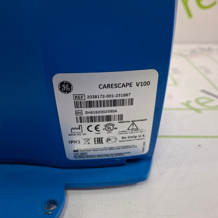 GE Healthcare Dinamap V100 - NIBP, SpO2, Temp Vital Signs Monitor