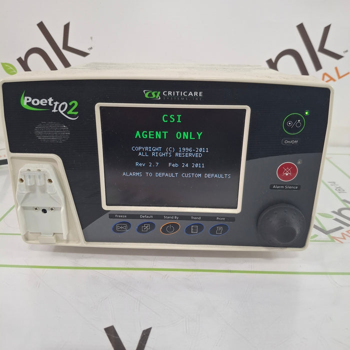 Criticare POET IQ2 Anesthetic Gas Monitor