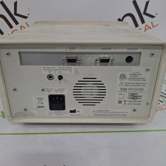 Criticare POET IQ2 Anesthetic Gas Monitor