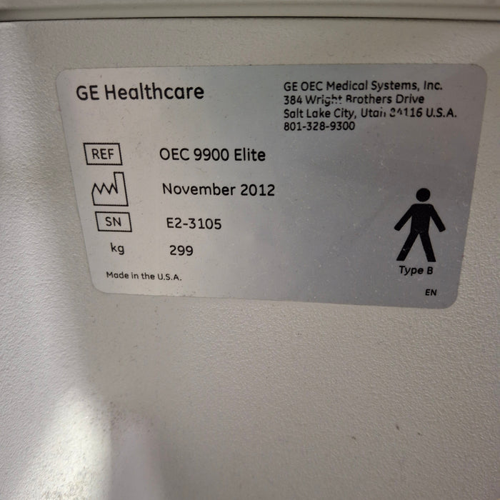 OEC Medical Systems 9900 Elite C-Arm