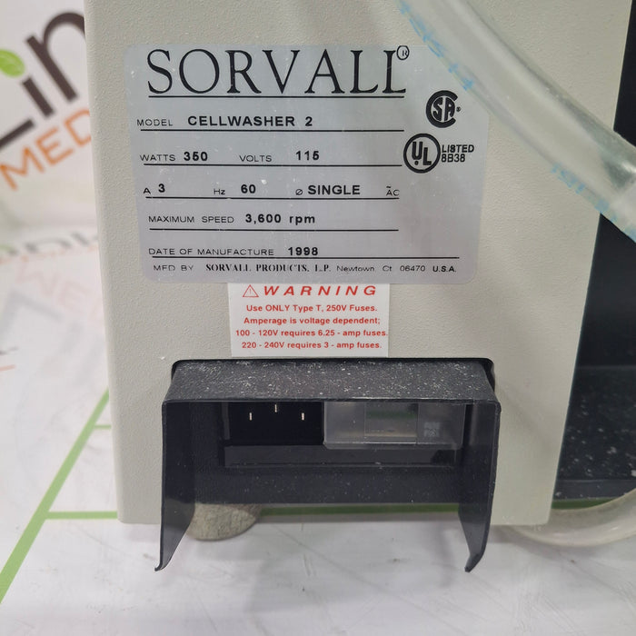 Sorvall Cellwasher 2 Centrifuge