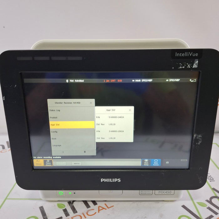 Philips MX450 Portable/Bedside Patient Monitor