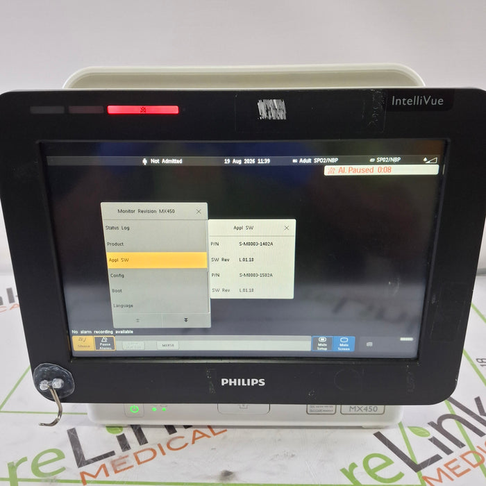 Philips MX450 Portable/Bedside Patient Monitor