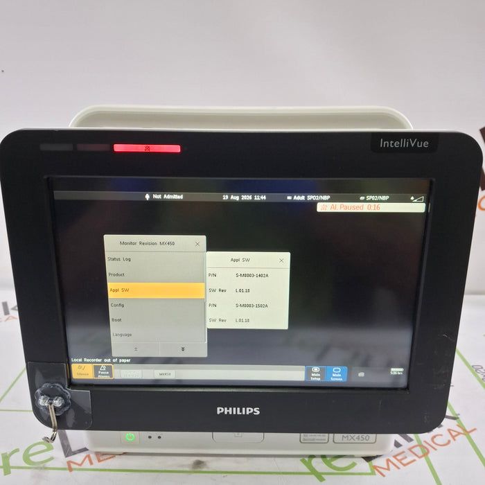 Philips MX450 Portable/Bedside Patient Monitor