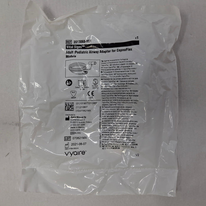 Vyaire Medical 2013068-001 Adult/Pediatric Airway Adapter for CapnoFlex Module