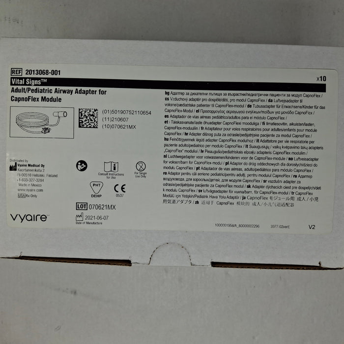 Vyaire Medical 2013068-001 Adult/Pediatric Airway Adapter for CapnoFlex Module