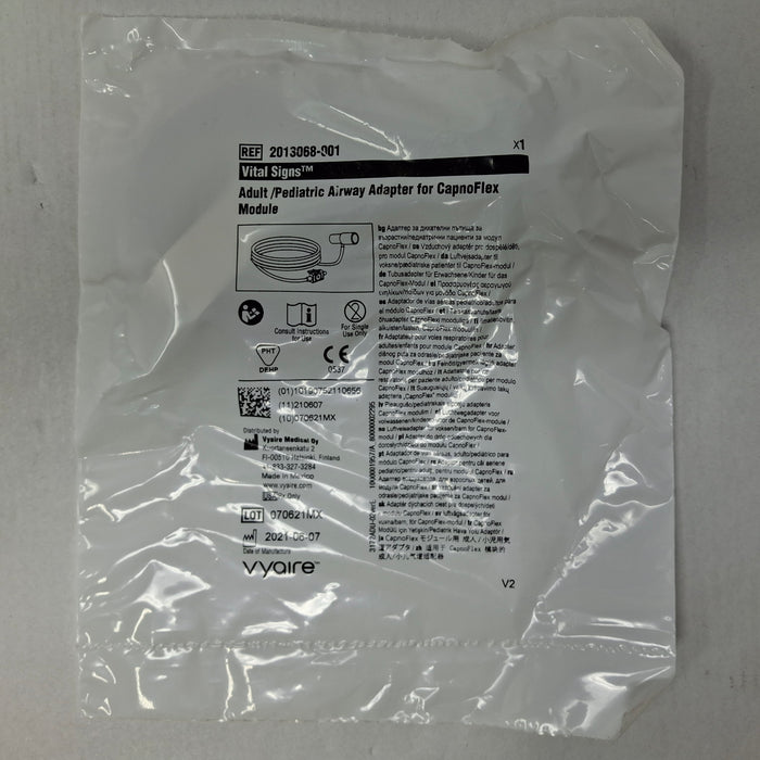 Vyaire Medical 2013068-001 Adult/Pediatric Airway Adapter for CapnoFlex Module