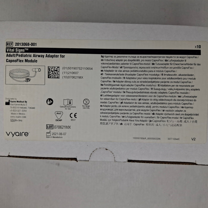 Vyaire Medical 2013068-001 Adult/Pediatric Airway Adapter for CapnoFlex Module