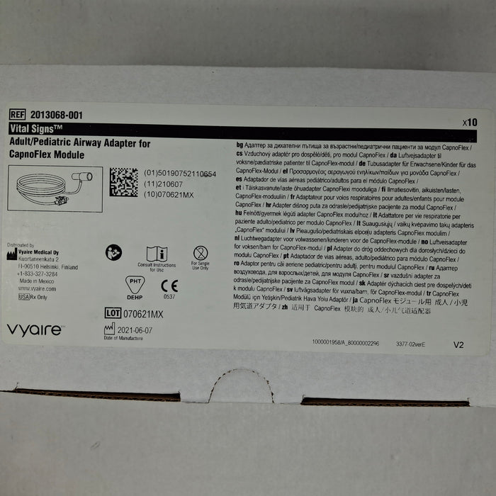 Vyaire Medical 2013068-001 Adult/Pediatric Airway Adapter for CapnoFlex Module