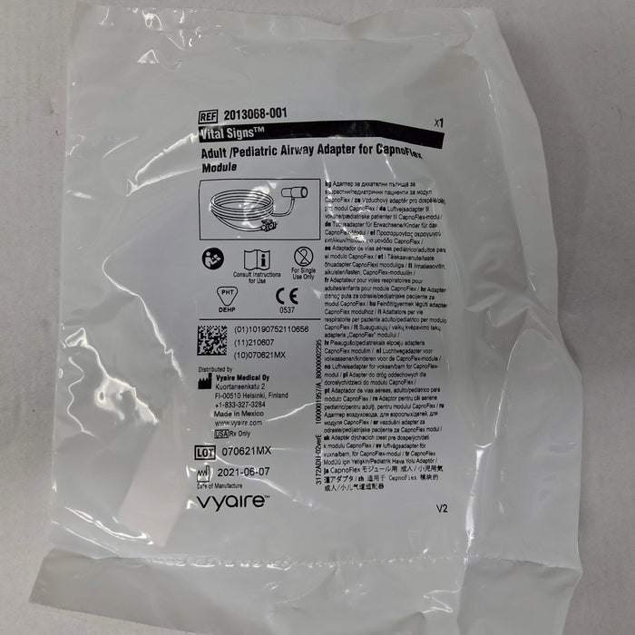Vyaire Medical 2013068-001 Adult/Pediatric Airway Adapter for CapnoFlex Module