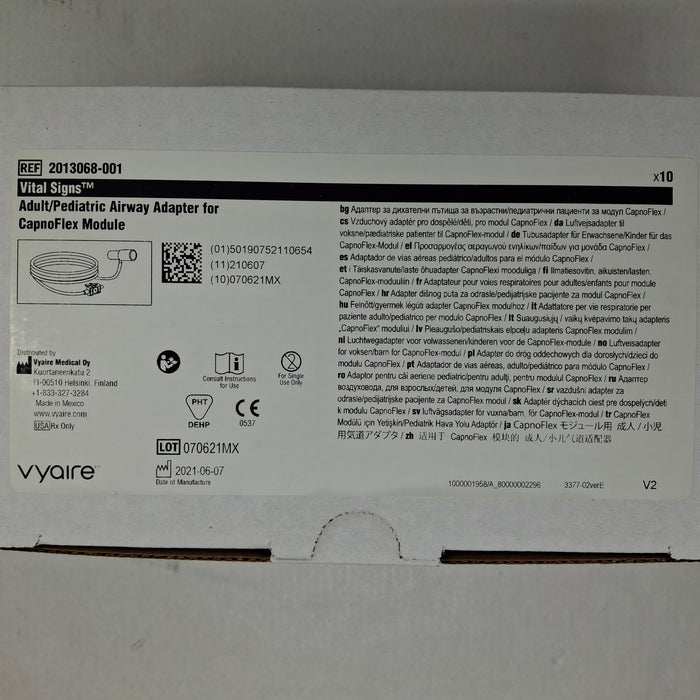 Vyaire Medical 2013068-001 Adult/Pediatric Airway Adapter for CapnoFlex Module