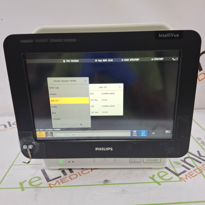 Philips MX450 Portable/Bedside Patient Monitor