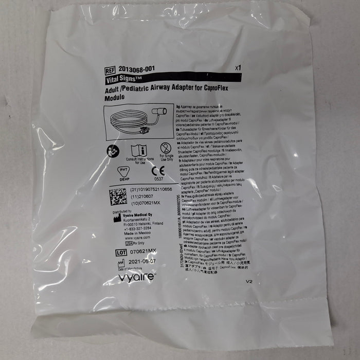 Vyaire Medical 2013068-001 Adult/Pediatric Airway Adapter for CapnoFlex Module