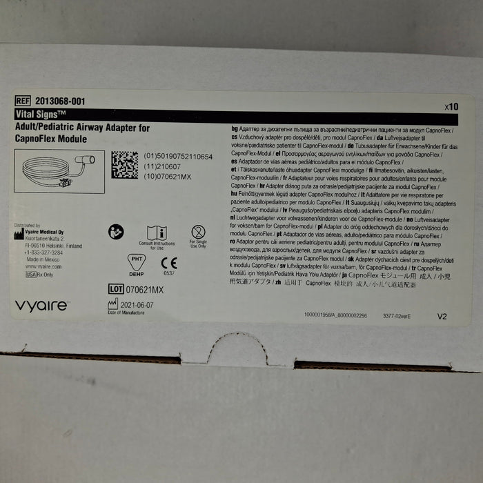 Vyaire Medical 2013068-001 Adult/Pediatric Airway Adapter for CapnoFlex Module