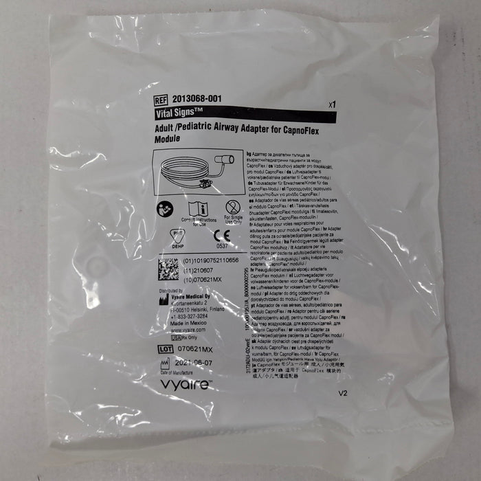 Vyaire Medical 2013068-001 Adult/Pediatric Airway Adapter for CapnoFlex Module