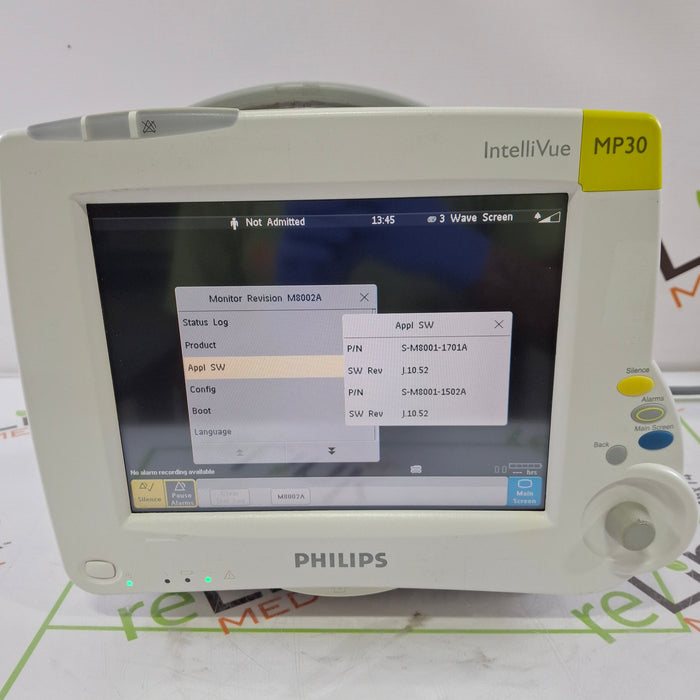 Philips IntelliVue MP30 Patient Monitor