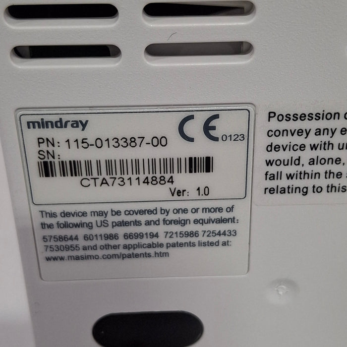 Mindray MPM w/Masimo Module for DPM6/7