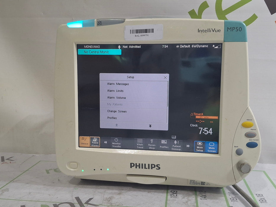 Philips IntelliVue MP50 Patient Monitor