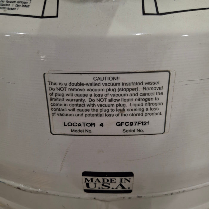 Barnstead/Thermolyne Locator 4 Cryo Biological Storage System