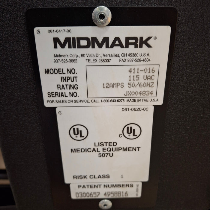 Midmark 411 Power Exam Table