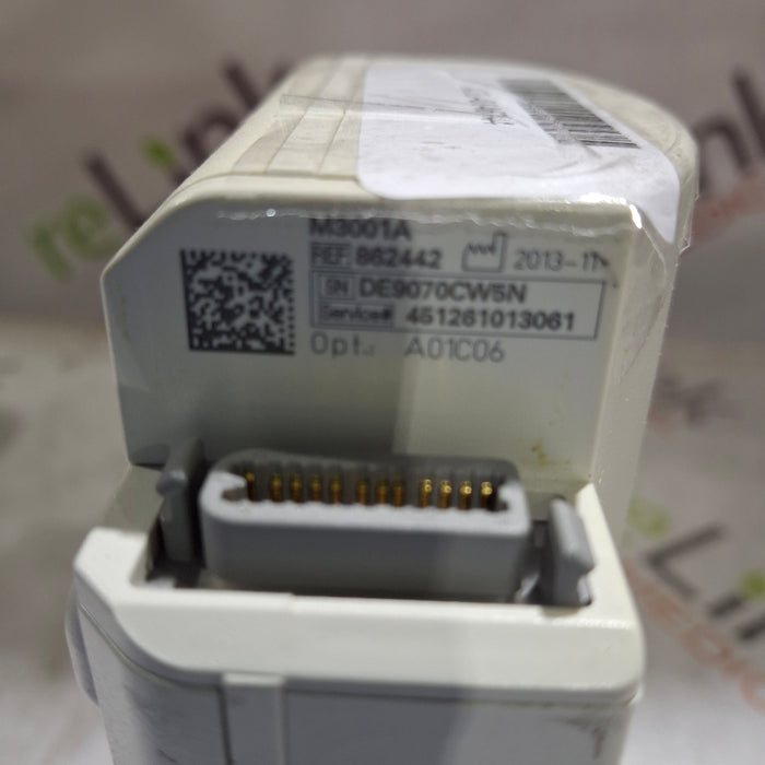 Philips M3001A-A01C06 Fast SpO2, NIBP, ECG, Temp, IBP MMS Module