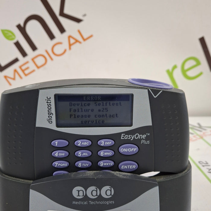 NDD Medical Technologies Inc EasyOne Plus 2001 Diagnostic Spirometry System