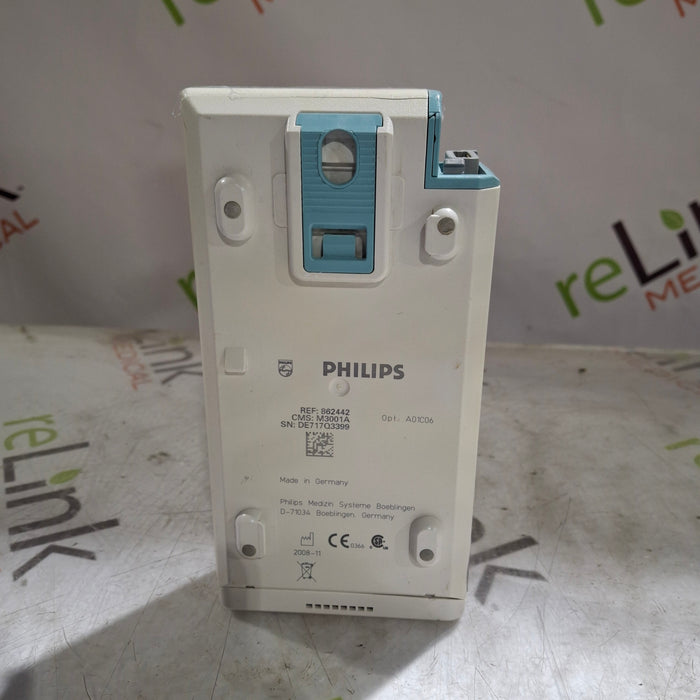 Philips M3001A-A01C06 Fast SpO2, NIBP, ECG, Temp, IBP MMS Module