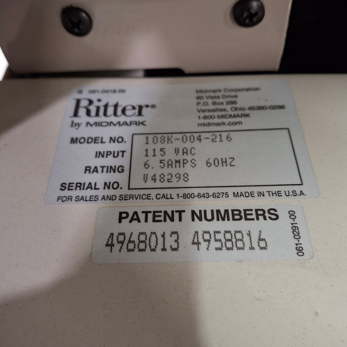 Ritter 108 Medical Examination Table