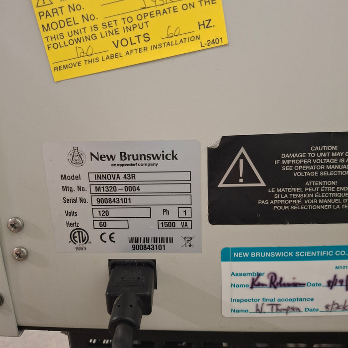 New Brunswick Scientific INNOVA 43R Incubator Shaker