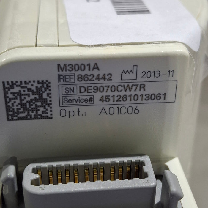 Philips M3001A-A01C06 Fast SpO2, NIBP, ECG, Temp, IBP MMS Module