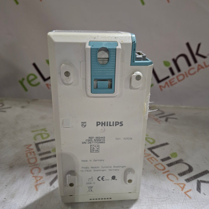 Philips M3001A-A01C06 Fast SpO2, NIBP, ECG, Temp, IBP MMS Module