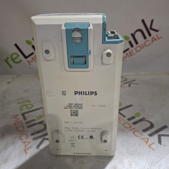 Philips M3001A-A01C06 Fast SpO2, NIBP, ECG, Temp, IBP MMS Module