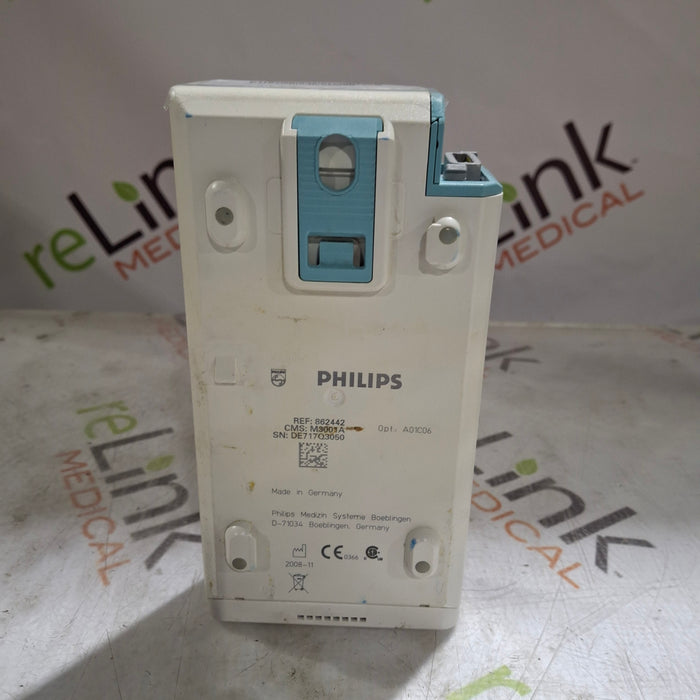 Philips M3001A-A01C06 Fast SpO2, NIBP, ECG, Temp, IBP MMS Module