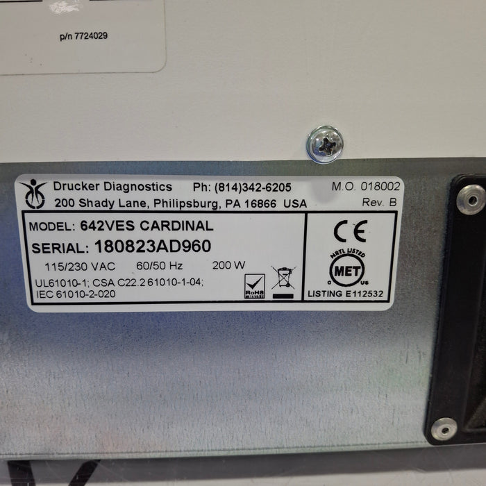 Cardinal Health 642VES Centrifuge