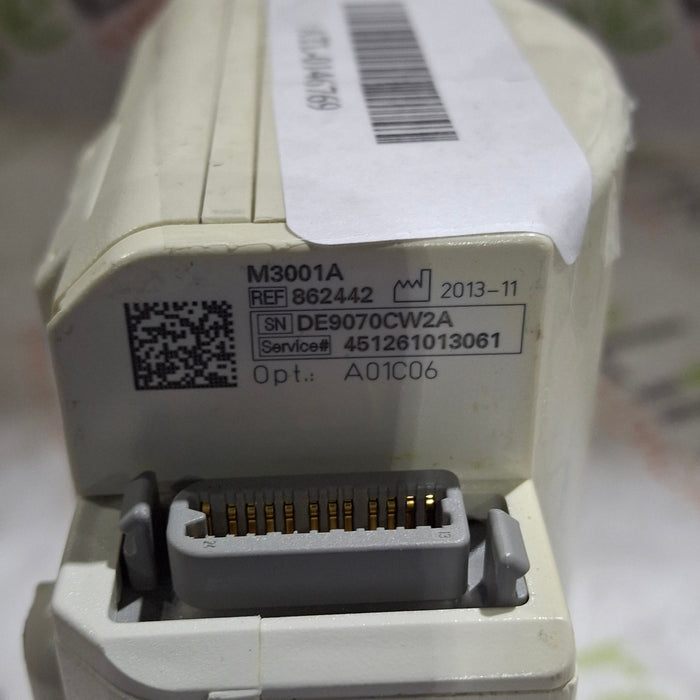 Philips M3001A-A01C06 Fast SpO2, NIBP, ECG, Temp, IBP MMS Module