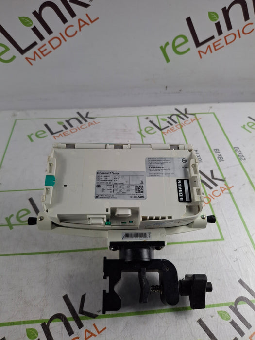B. Braun Infusomat Space w/Pole Clamp & AC Adapter Infusion Pump